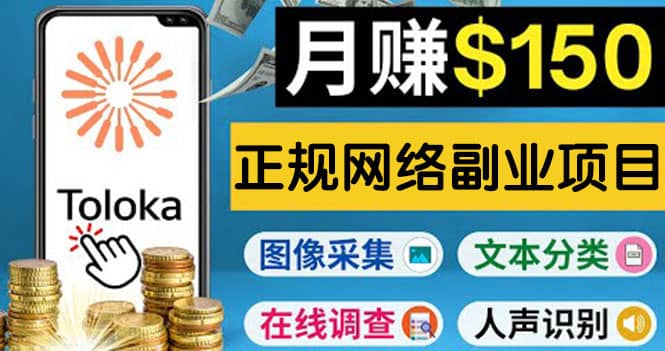 正规网络副业赚钱平台Toloka，利用业余时间月赚150美元-上品源码网