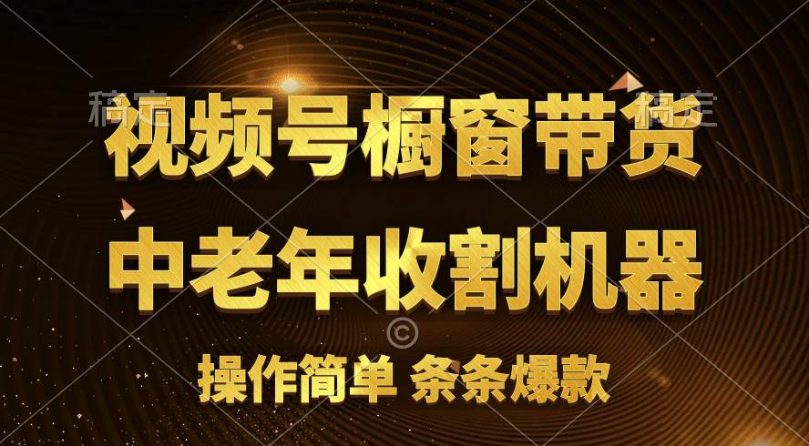 [你的孩子成功取得高位]视频号最火爆赛道，橱窗带货，流量分成计划，条...-上品源码网