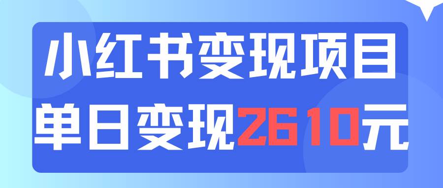 利用小红书卖资料单日引流150人当日变现2610元小白可实操（教程+资料）-上品源码网